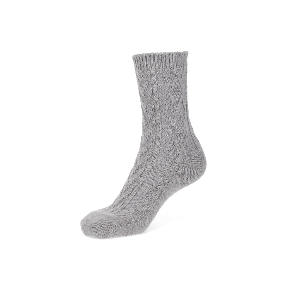 Cable Merino Crew Socks - Image 10