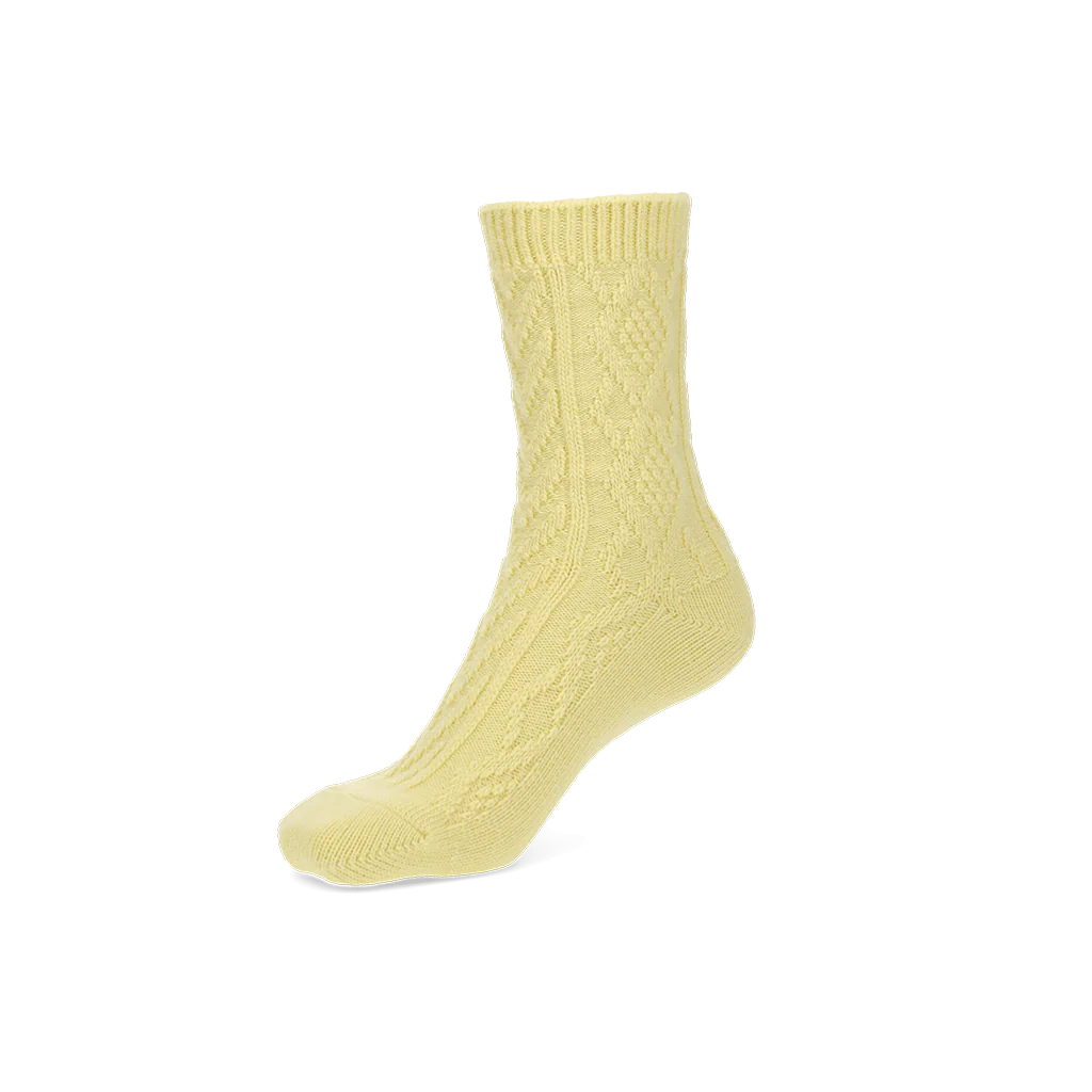 Cable Merino Crew Socks - Image 11