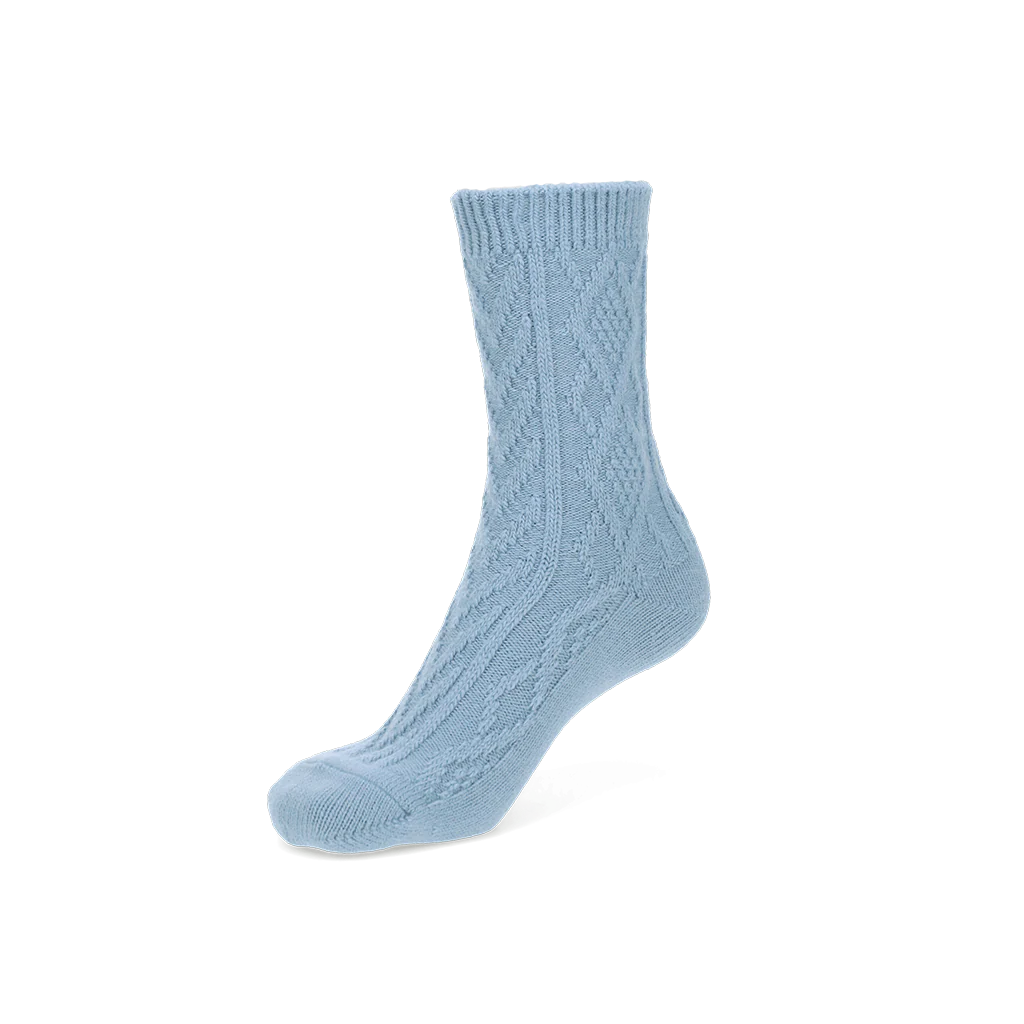 Cable Merino Crew Socks - Image 15