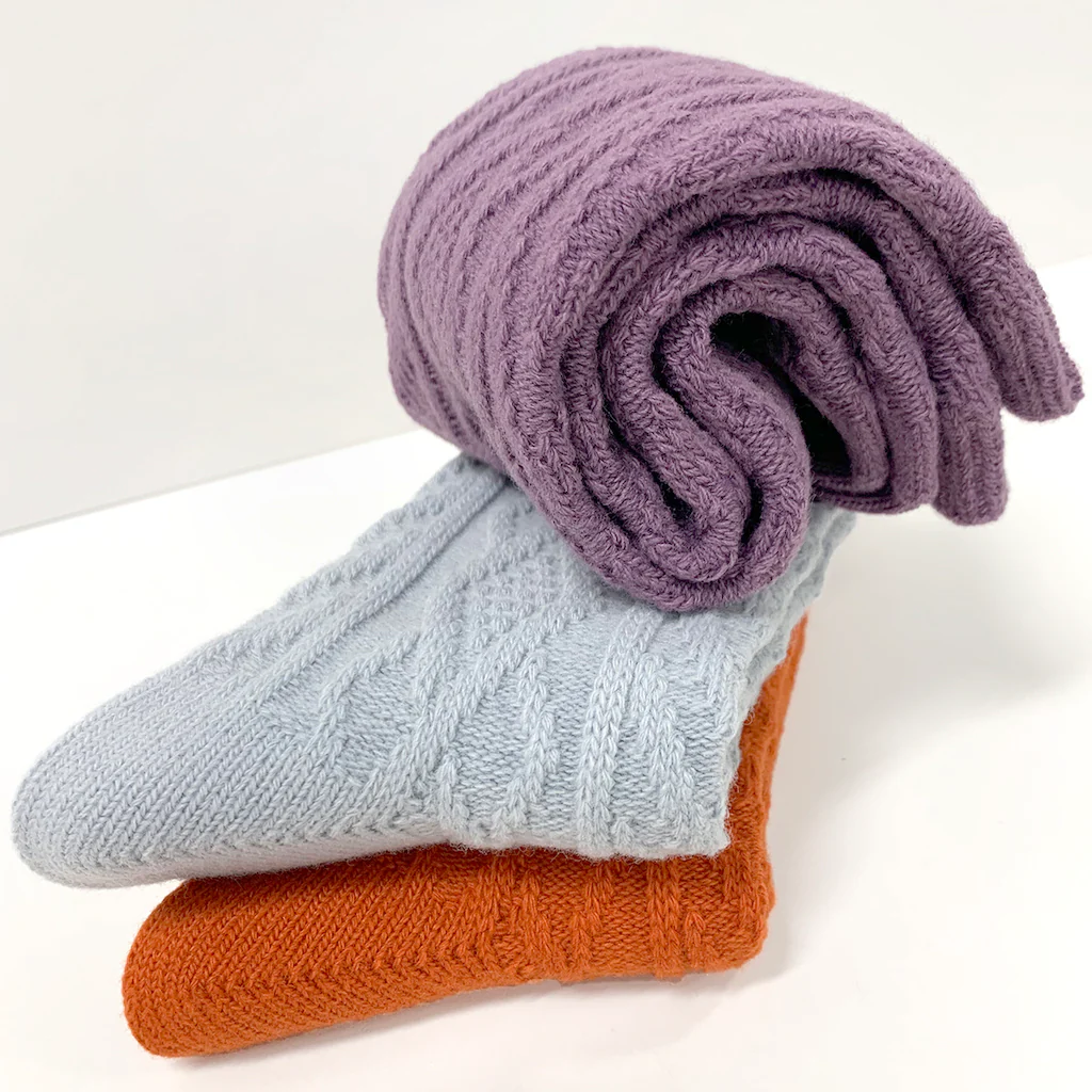 Cable Merino Crew Socks - Image 6