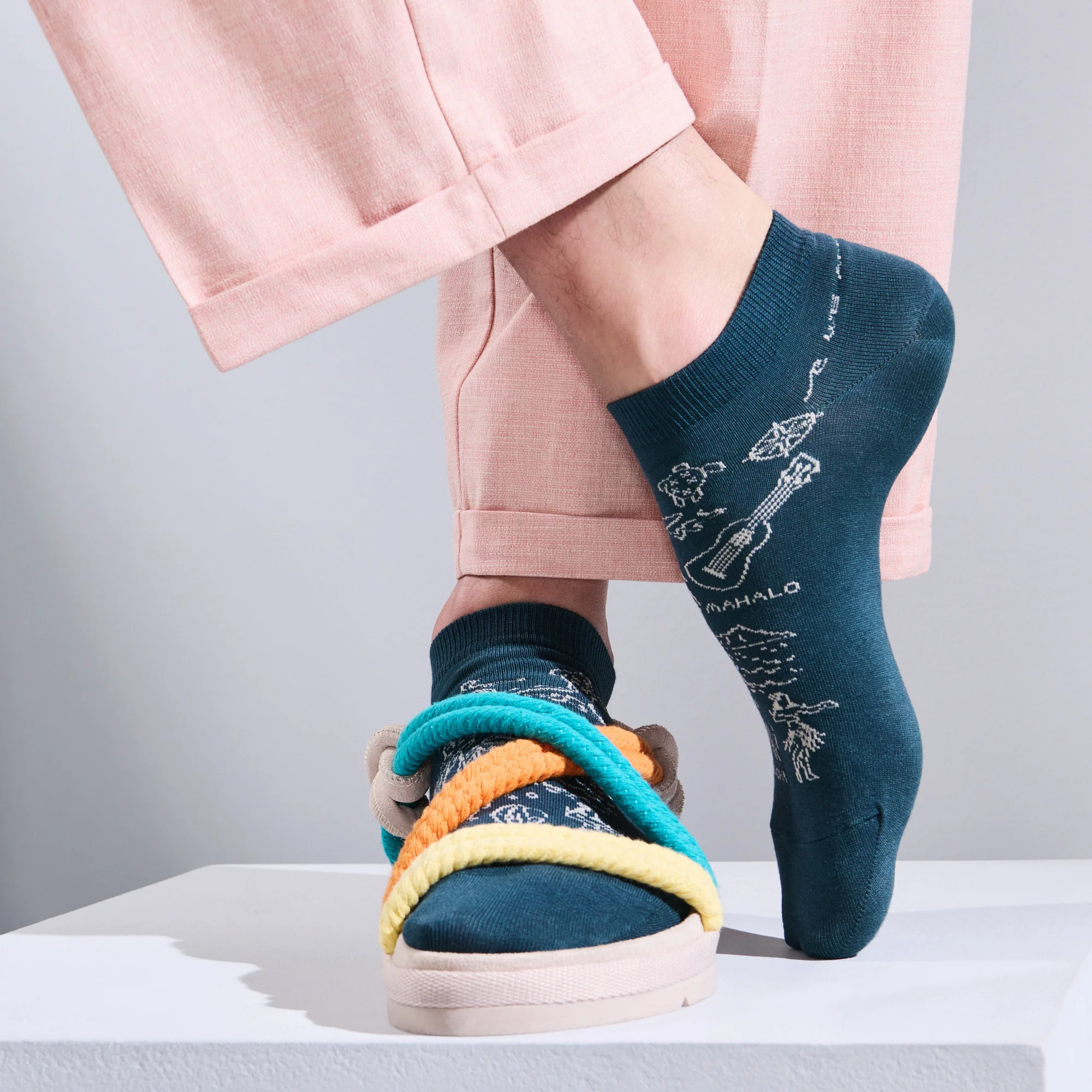 Aloha Cotton  Ankle Socks