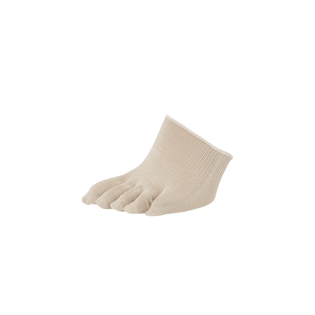 Green Tea Silk Toe  Cover Socks - Image 12