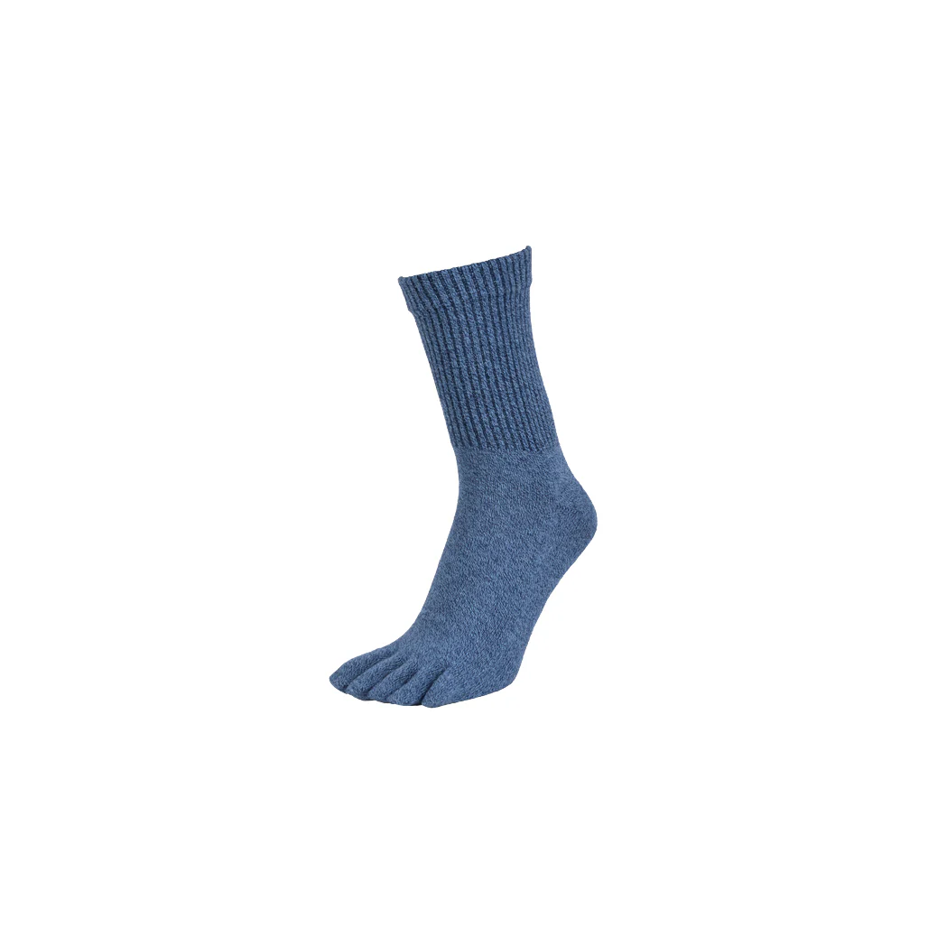 Loose-Fit Cotton Toe  Crew Socks - Image 11