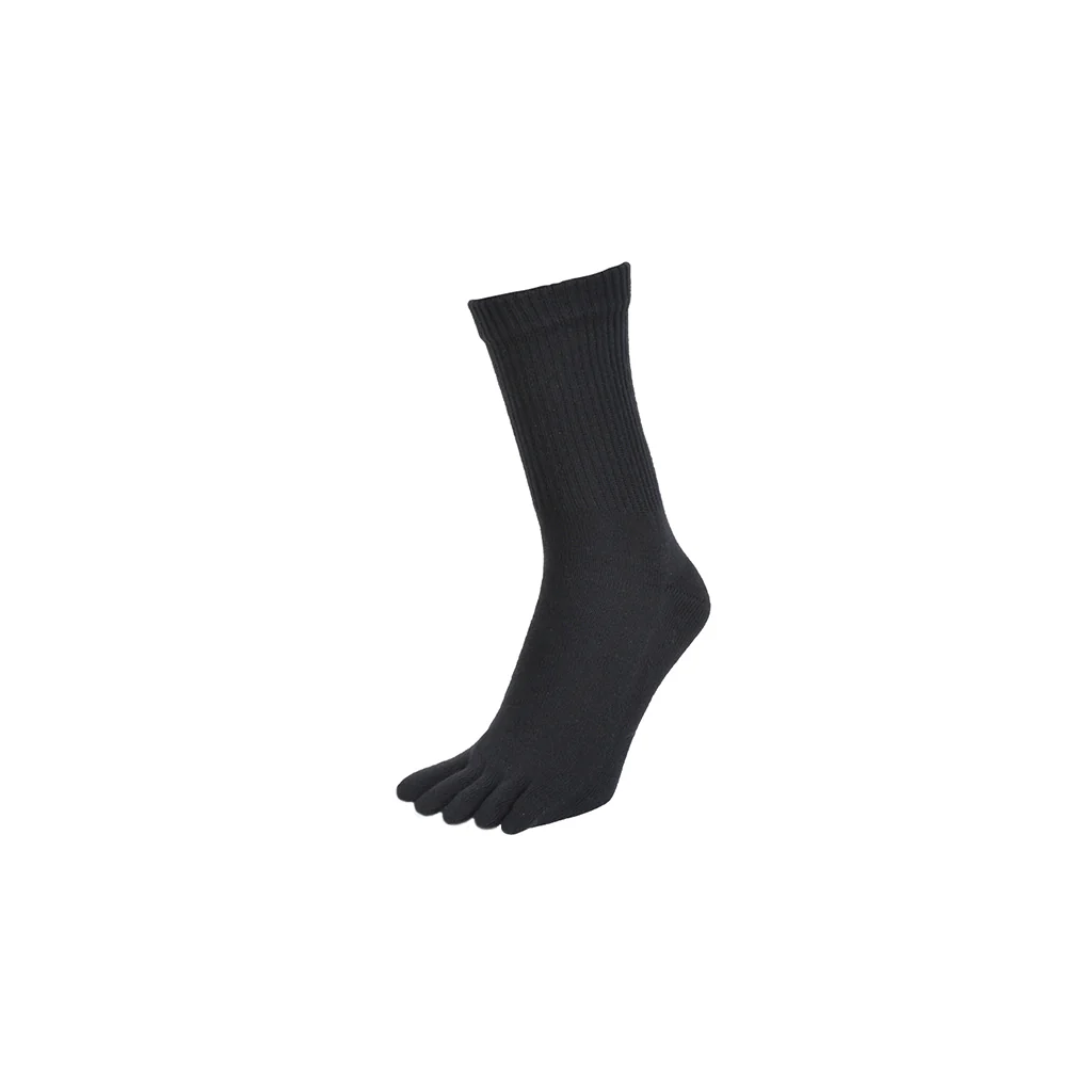 Loose-Fit Cotton Toe  Crew Socks - Image 7