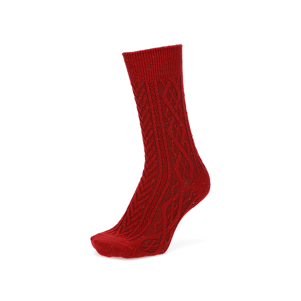 Aran Cable Merino  Crew Socks - Image 16