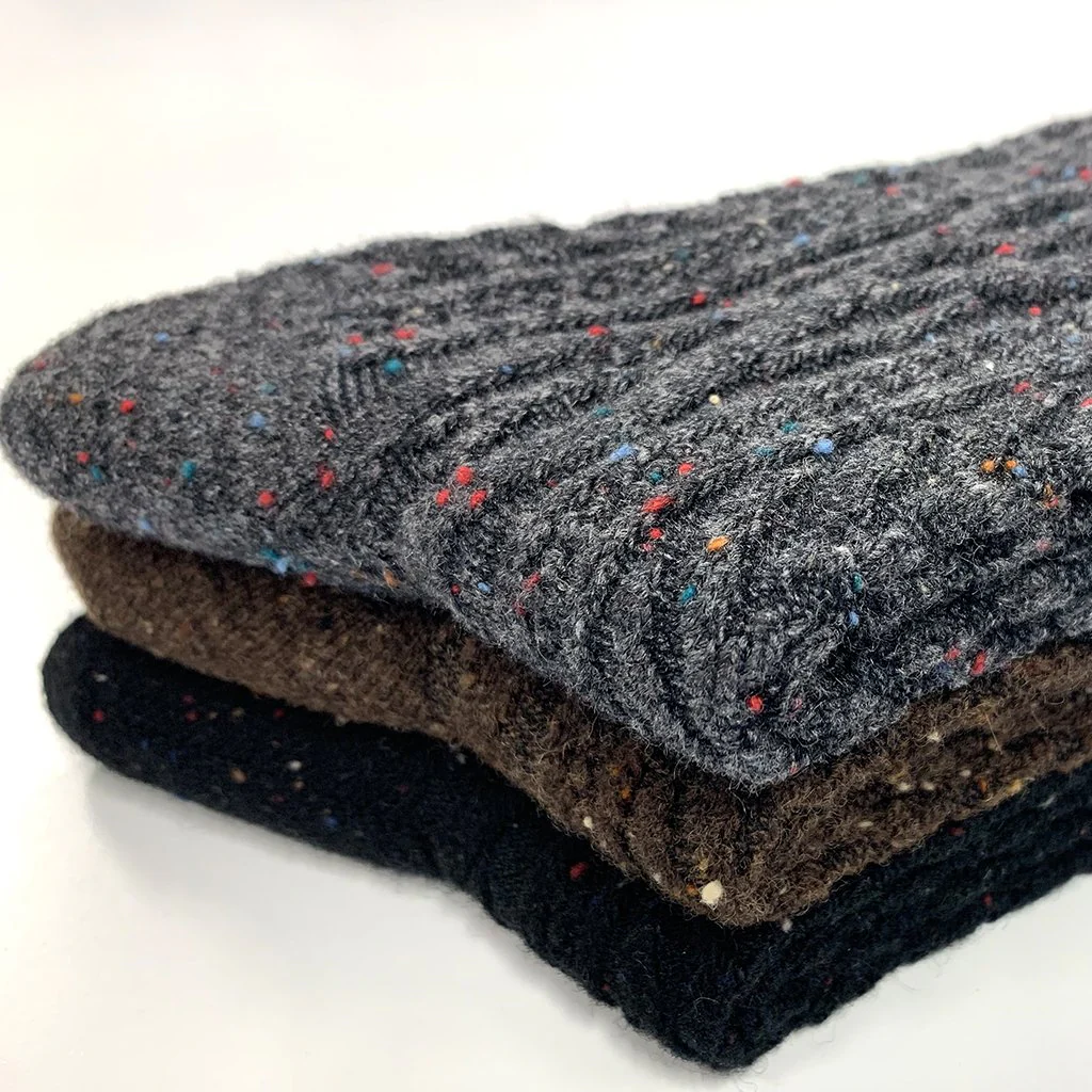 Aran Cable Merino  Crew Socks - Image 7