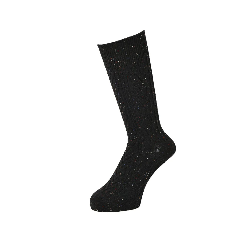 Aran Cable Merino  Crew Socks - Image 9