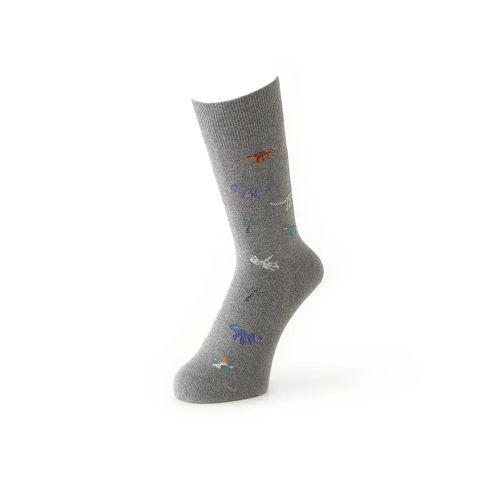 Dinosaur Cotton Crew Socks - Image 4