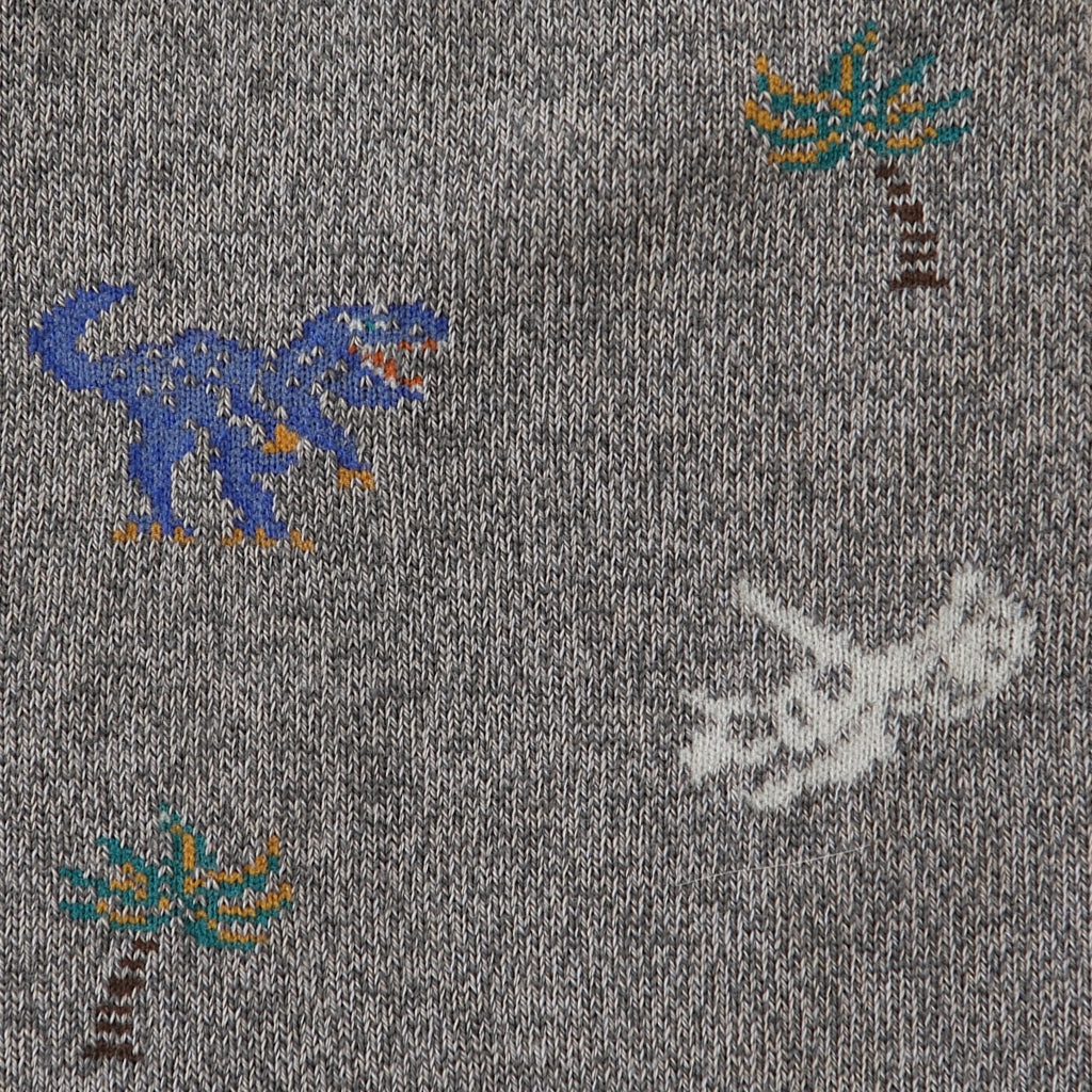 Dinosaur Cotton Crew Socks - Image 5