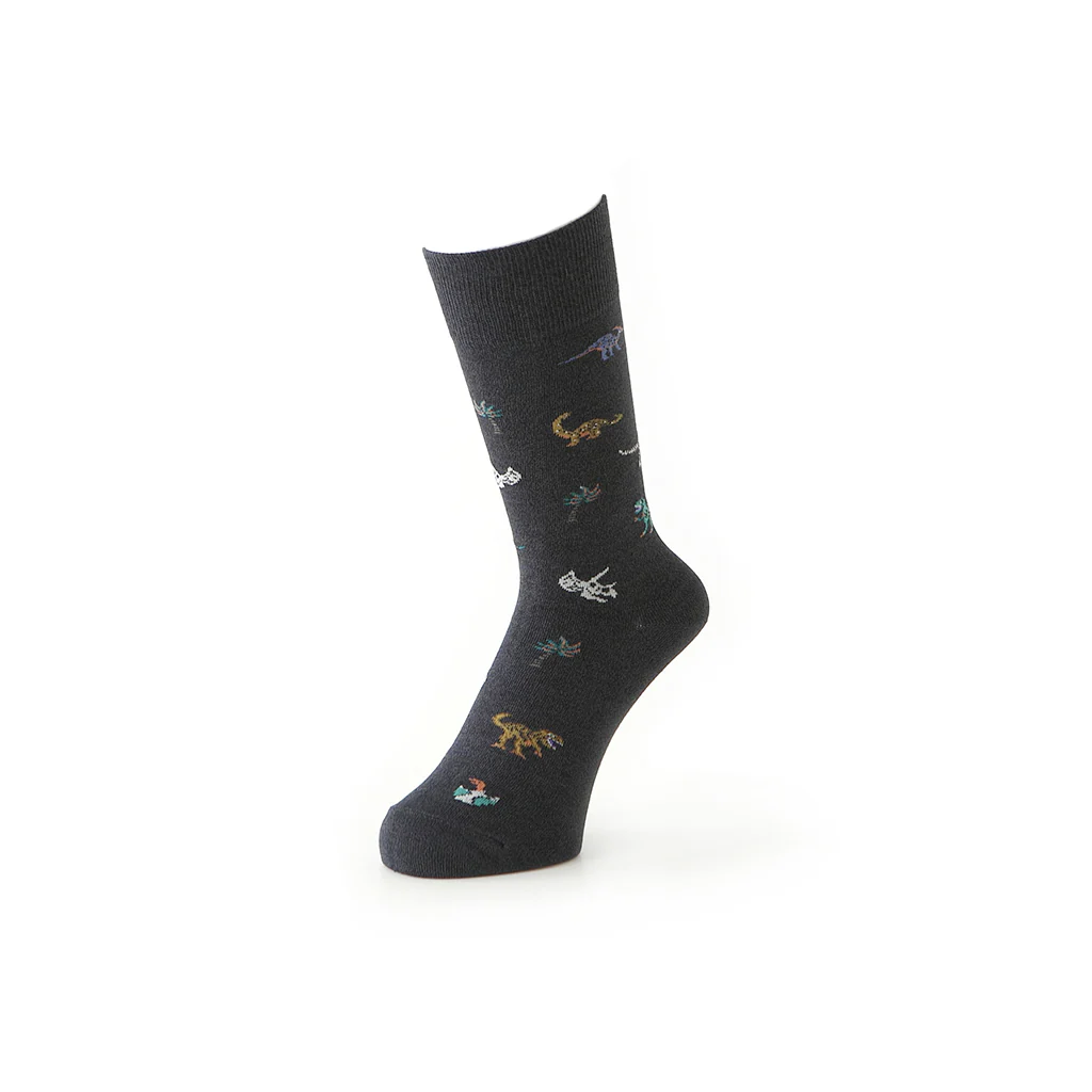 Dinosaur Cotton Crew Socks - Image 6