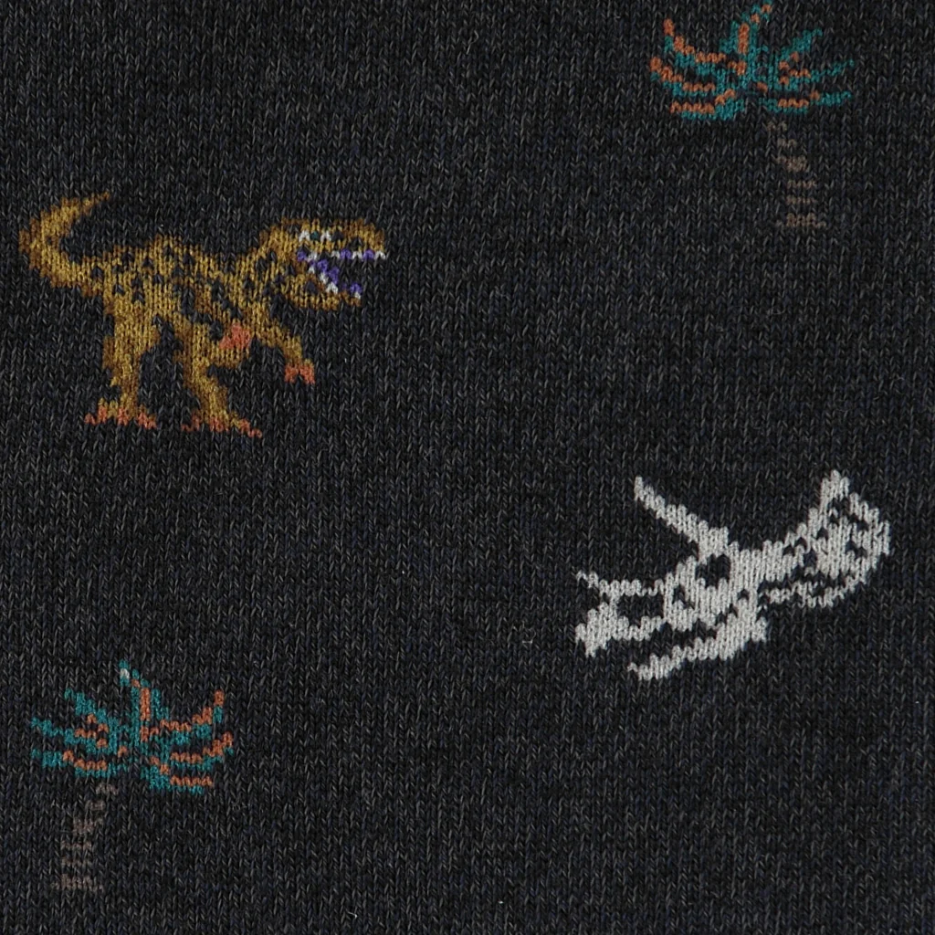 Dinosaur Cotton Crew Socks - Image 7