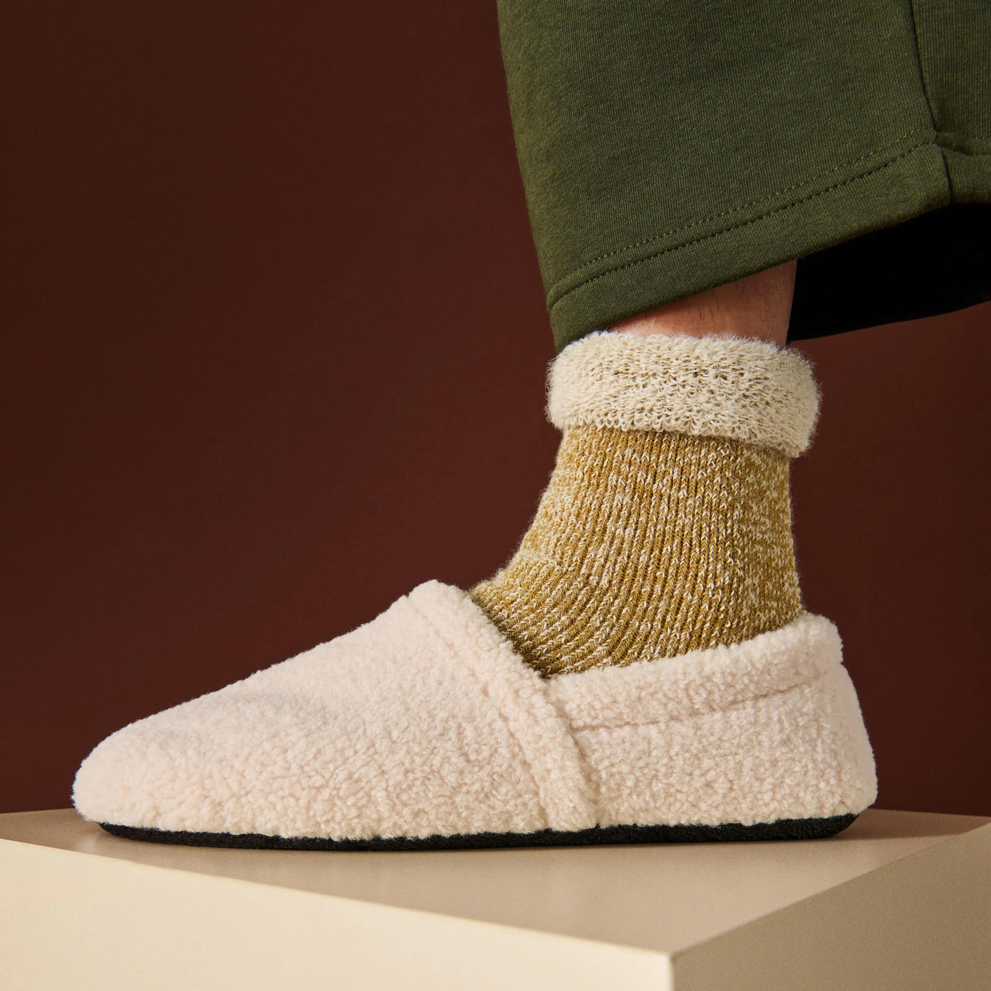 Extremely Warm Alpaca-Merino Wool Lounge Socks - Image 5