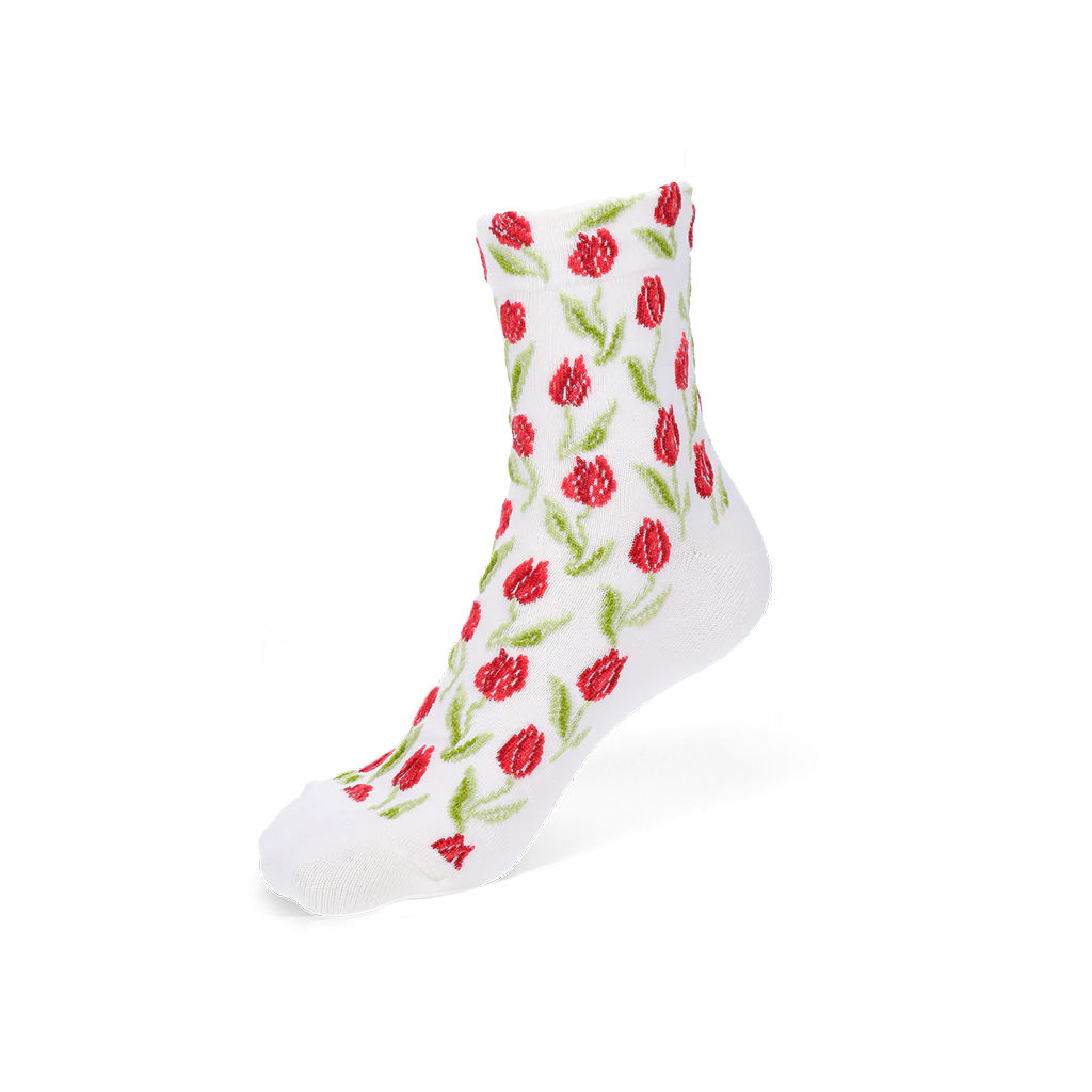 Float Tulip Cotton Quarter Socks - Image 5