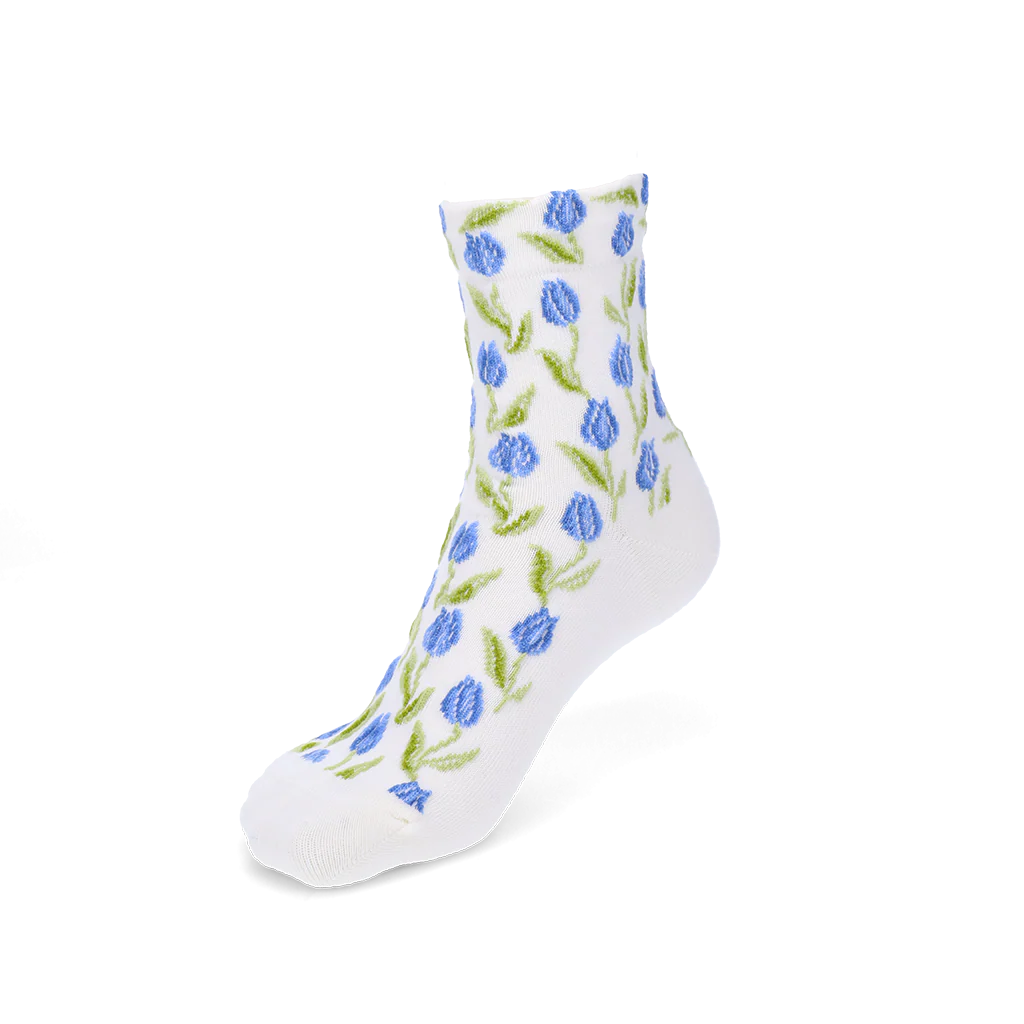 Float Tulip Cotton Quarter Socks - Image 7