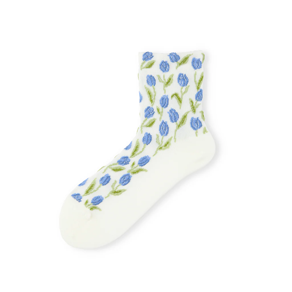 Float Tulip Cotton Quarter Socks - Image 8
