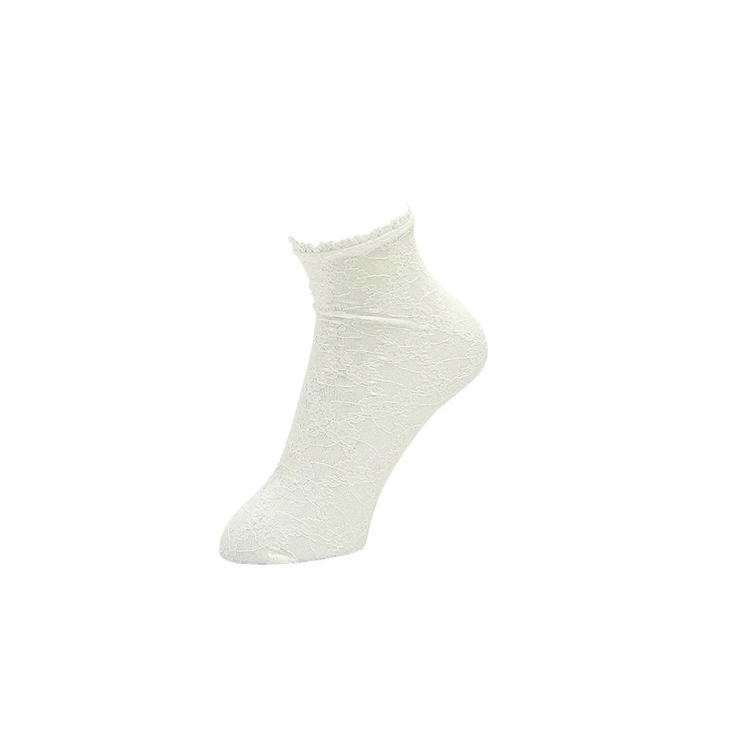 Floral Lace  Quarter Socks - Image 7