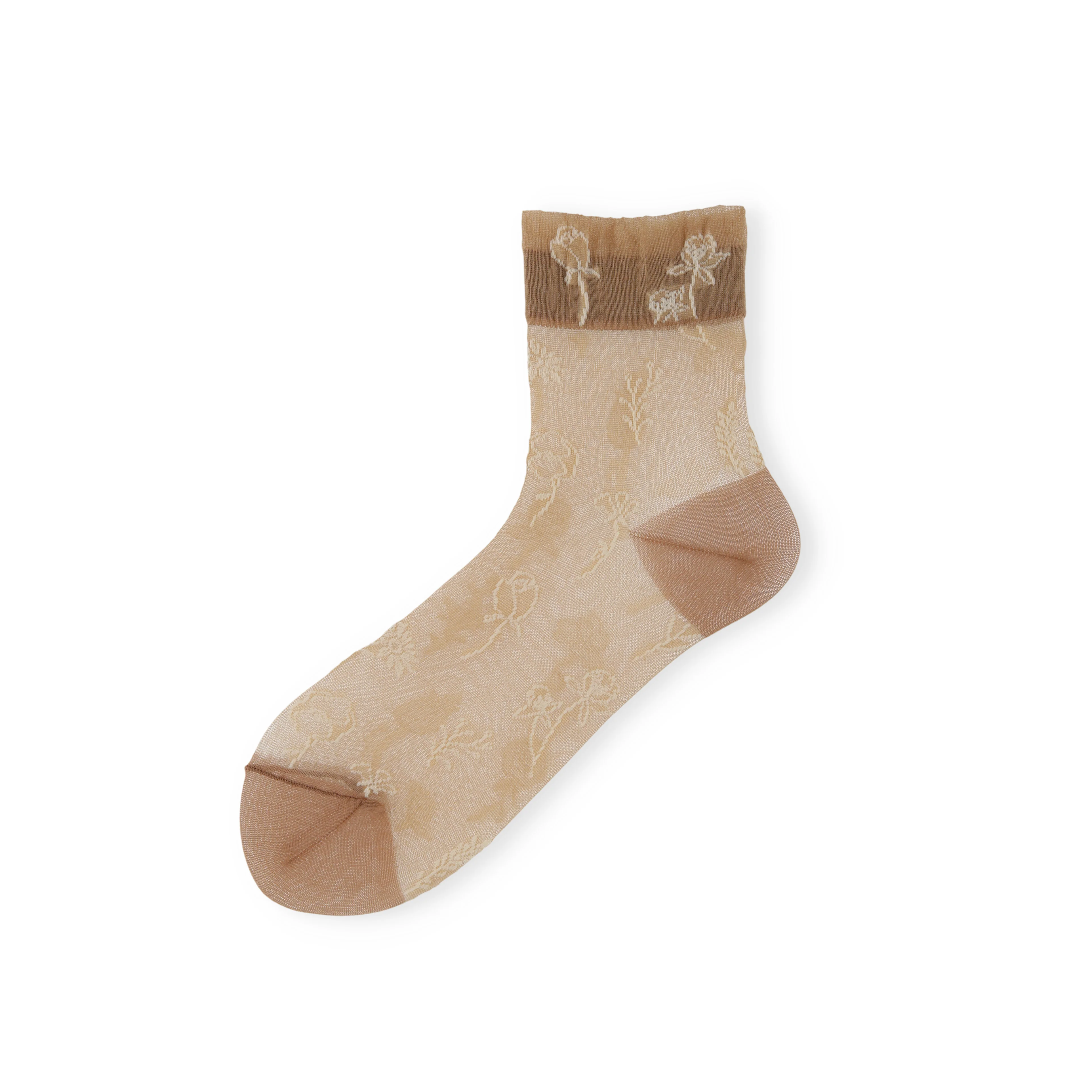 Floral Monotone  Quarter Socks - Image 7