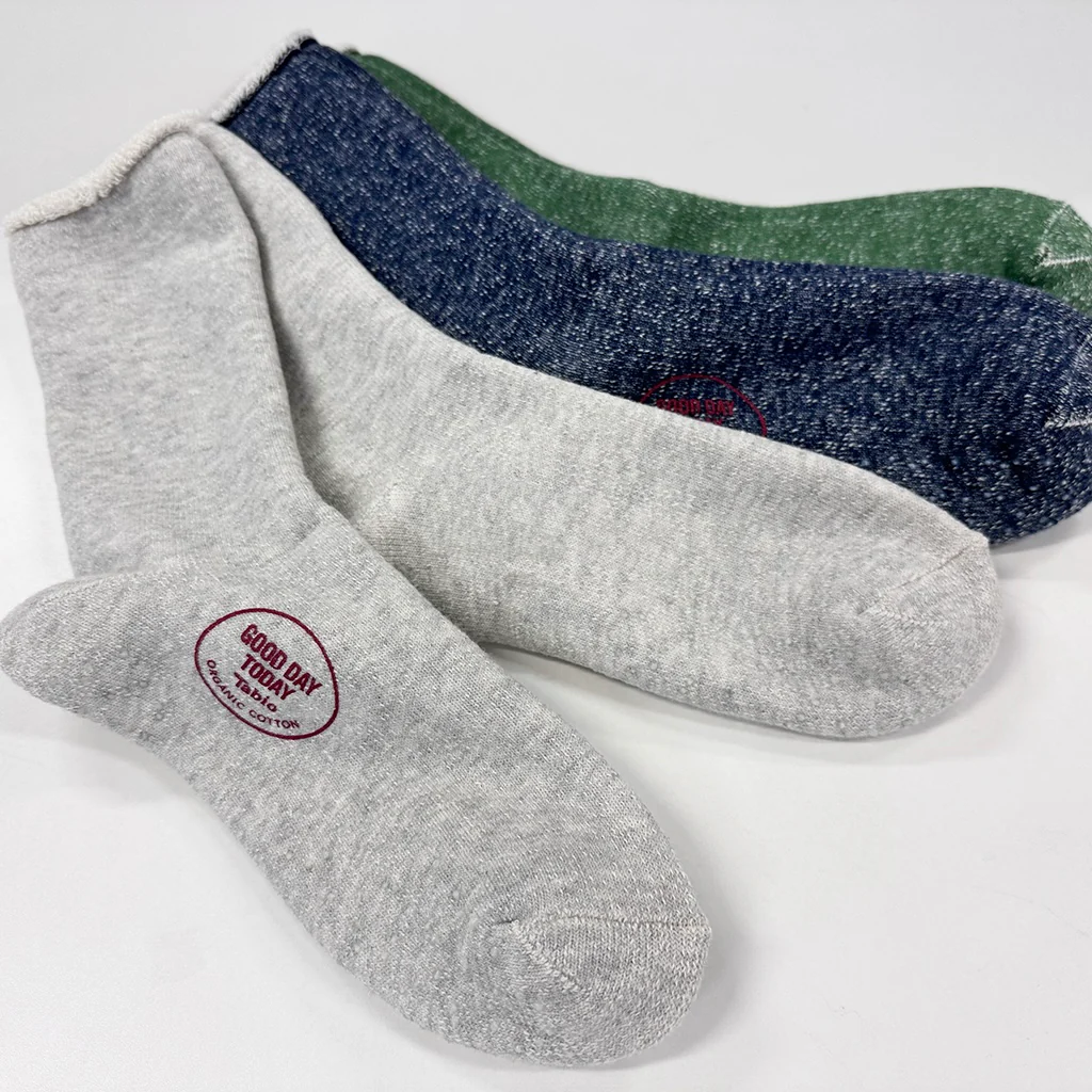 Full-Pile Organic Cotton  Lounge Crew Socks - Image 3