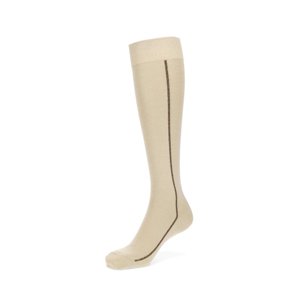 Glitter Line Light Merino Knee-High Socks - Image 4