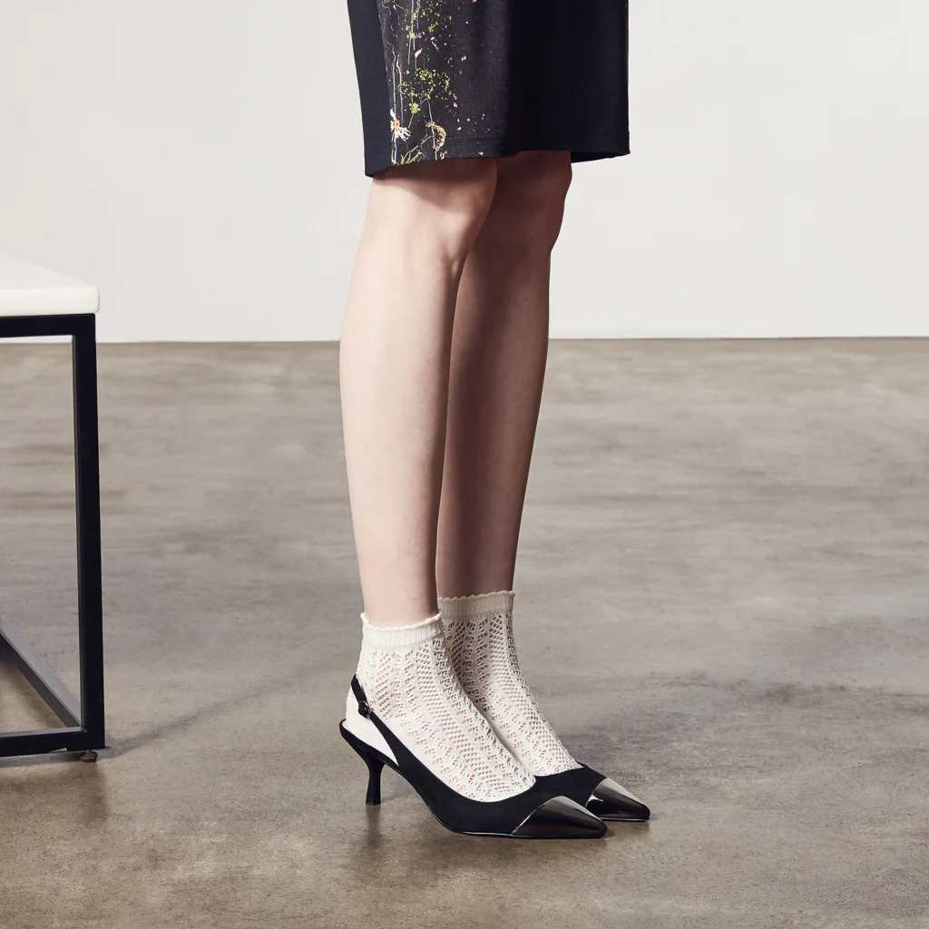 Irmack Cotton Mesh Quarter Socks - Image 4