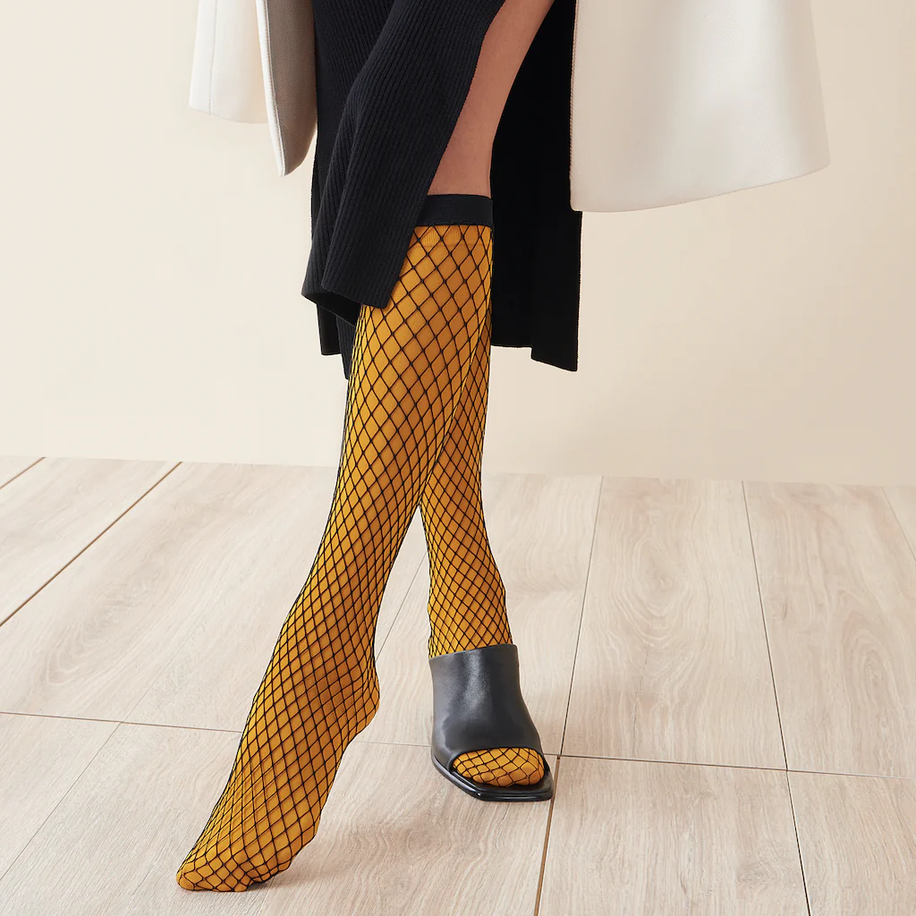 Fishnet Knee-High Socks - Image 4