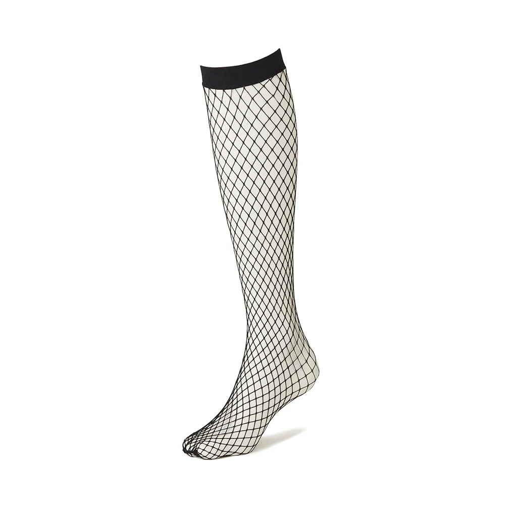Fishnet Knee-High Socks - Image 7
