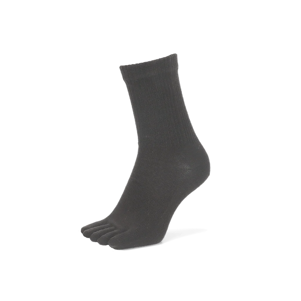 Loose-Fit Merino Toe Crew Socks - Image 3