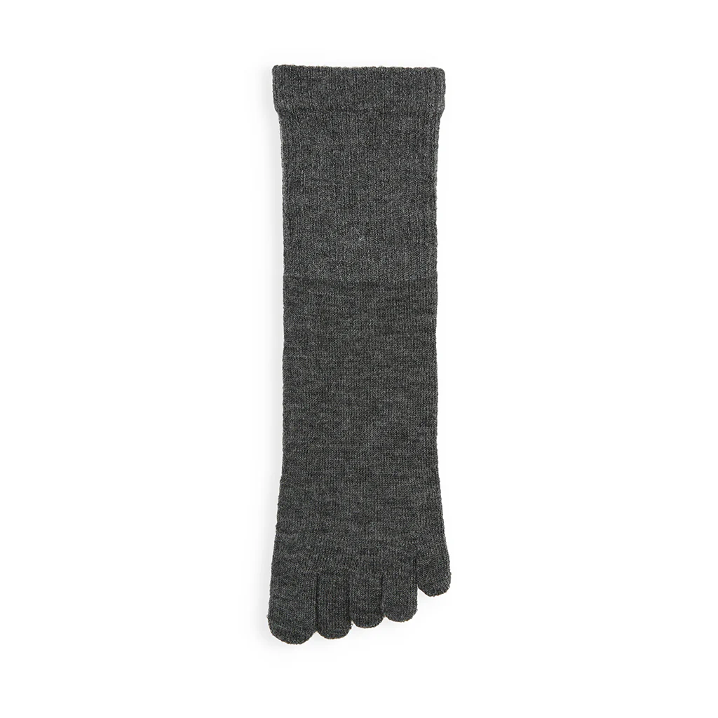 Loose-Fit Merino Toe Crew Socks - Image 6