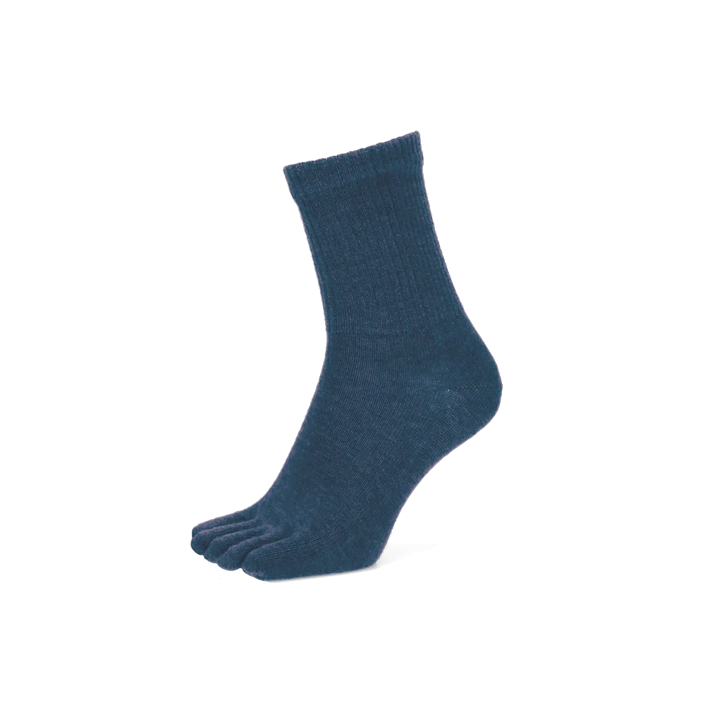 Loose-Fit Merino Toe Crew Socks - Image 9