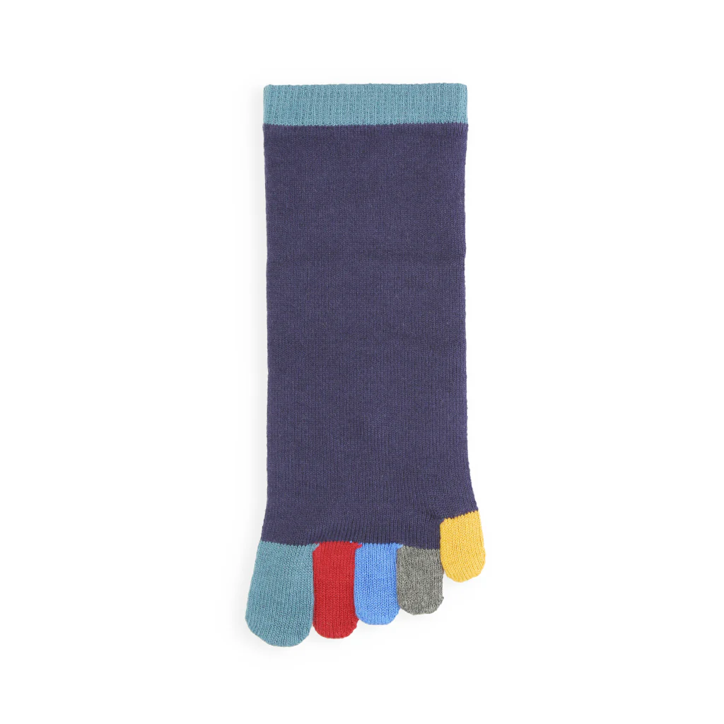 Colorful Toes Cotton  Quarter Socks - Image 14