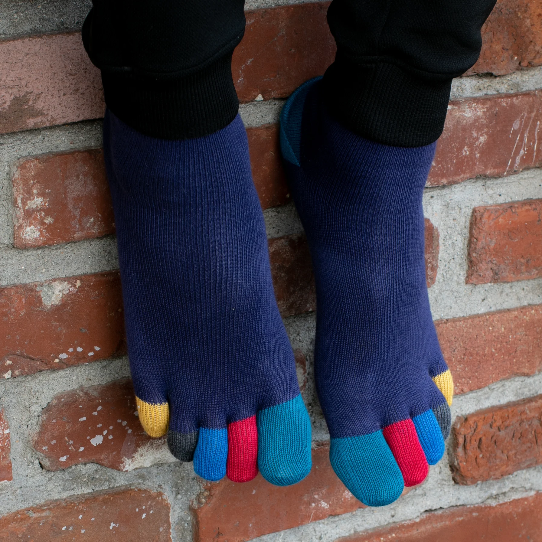 Colorful Toes Cotton  Quarter Socks - Image 16