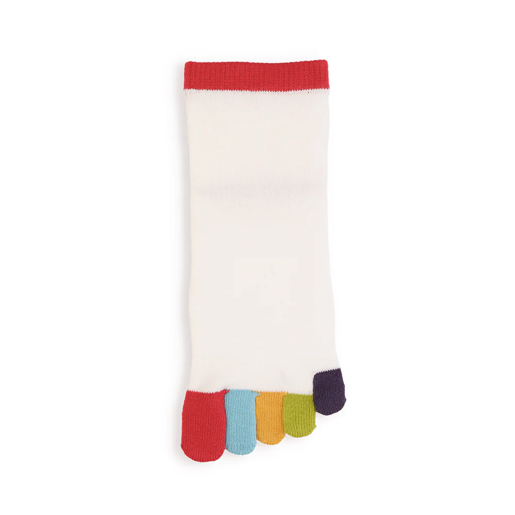 Colorful Toes Cotton  Quarter Socks - Image 8