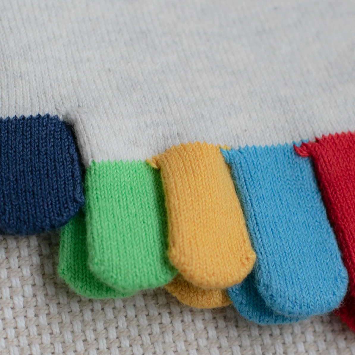 Colorful Toes Cotton  Quarter Socks - Image 9