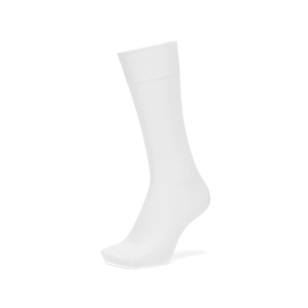 Premium Silky Cotton Plain  Crew Socks - Image 3