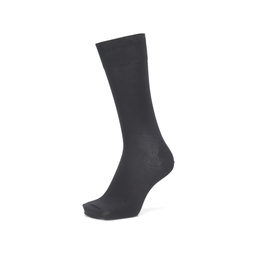 Premium Silky Cotton Plain  Crew Socks - Image 4