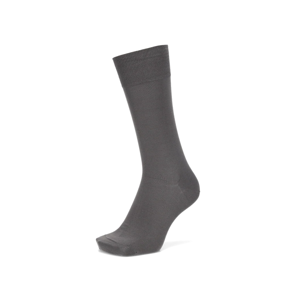 Premium Silky Cotton Plain  Crew Socks - Image 5