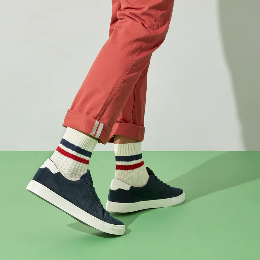 Striped Cotton  Quarter Socks - Image 6