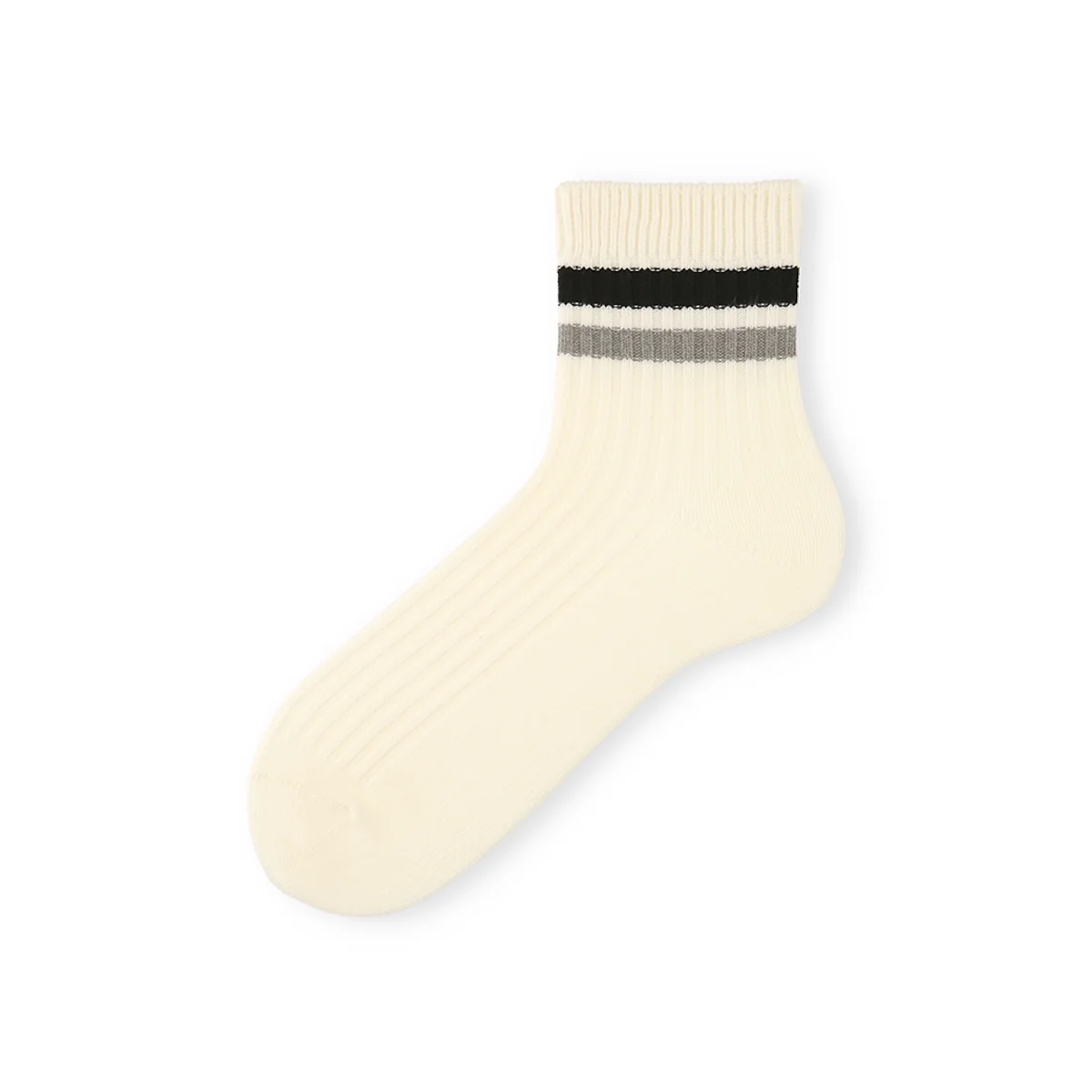 Striped Cotton  Quarter Socks - Image 8