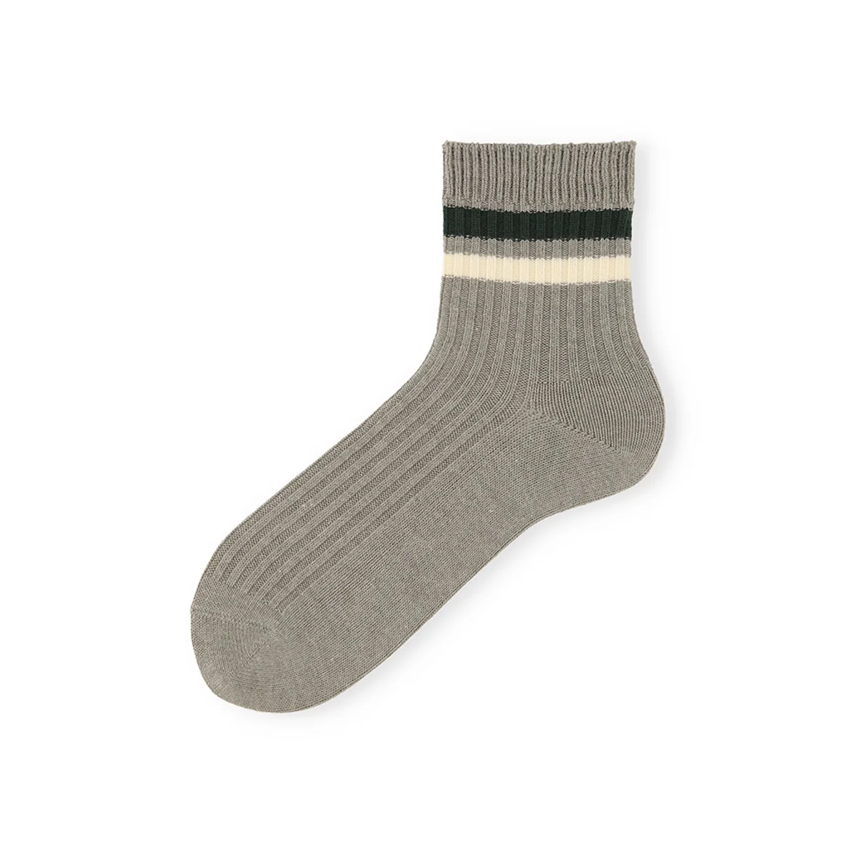 Striped Cotton  Quarter Socks - Image 9