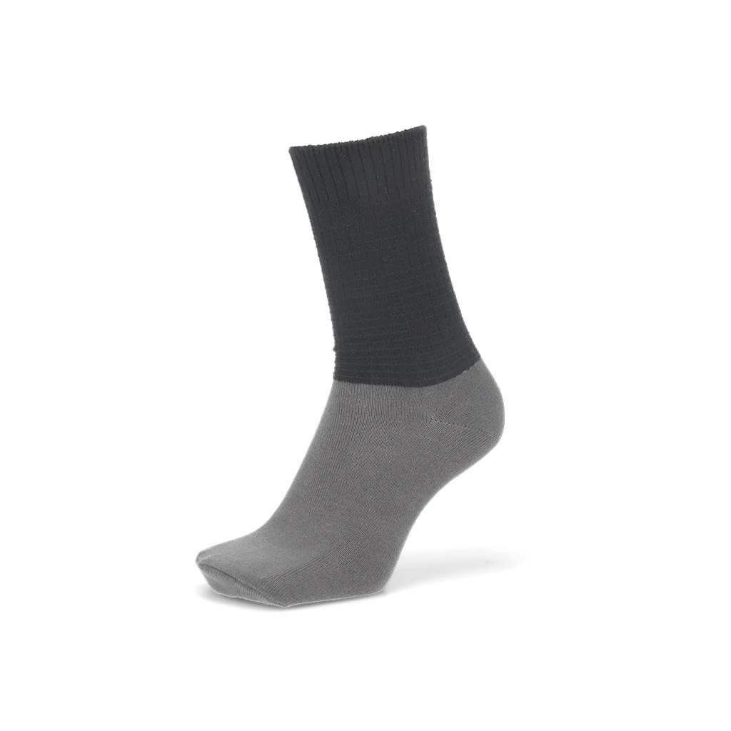Merino Waffle Ankle x Cotton Foot Crew Socks - Image 3