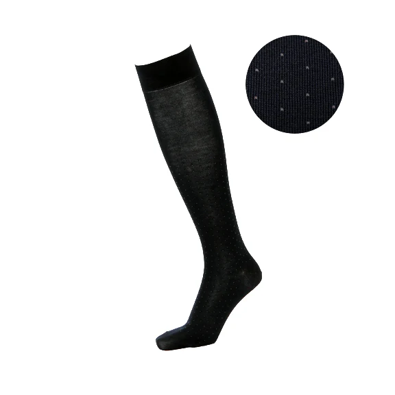 Pin Dot Cotton Knee-High Socks - Image 7