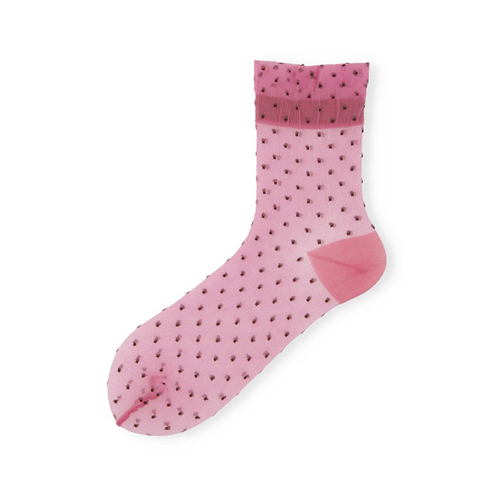Pin Dot Quarter Socks - Image 10