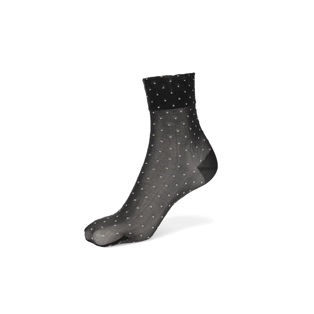 Pin Dot Quarter Socks - Image 8