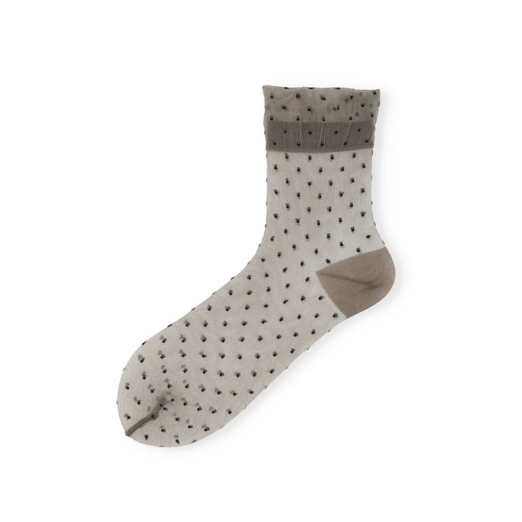 Pin Dot Quarter Socks - Image 9