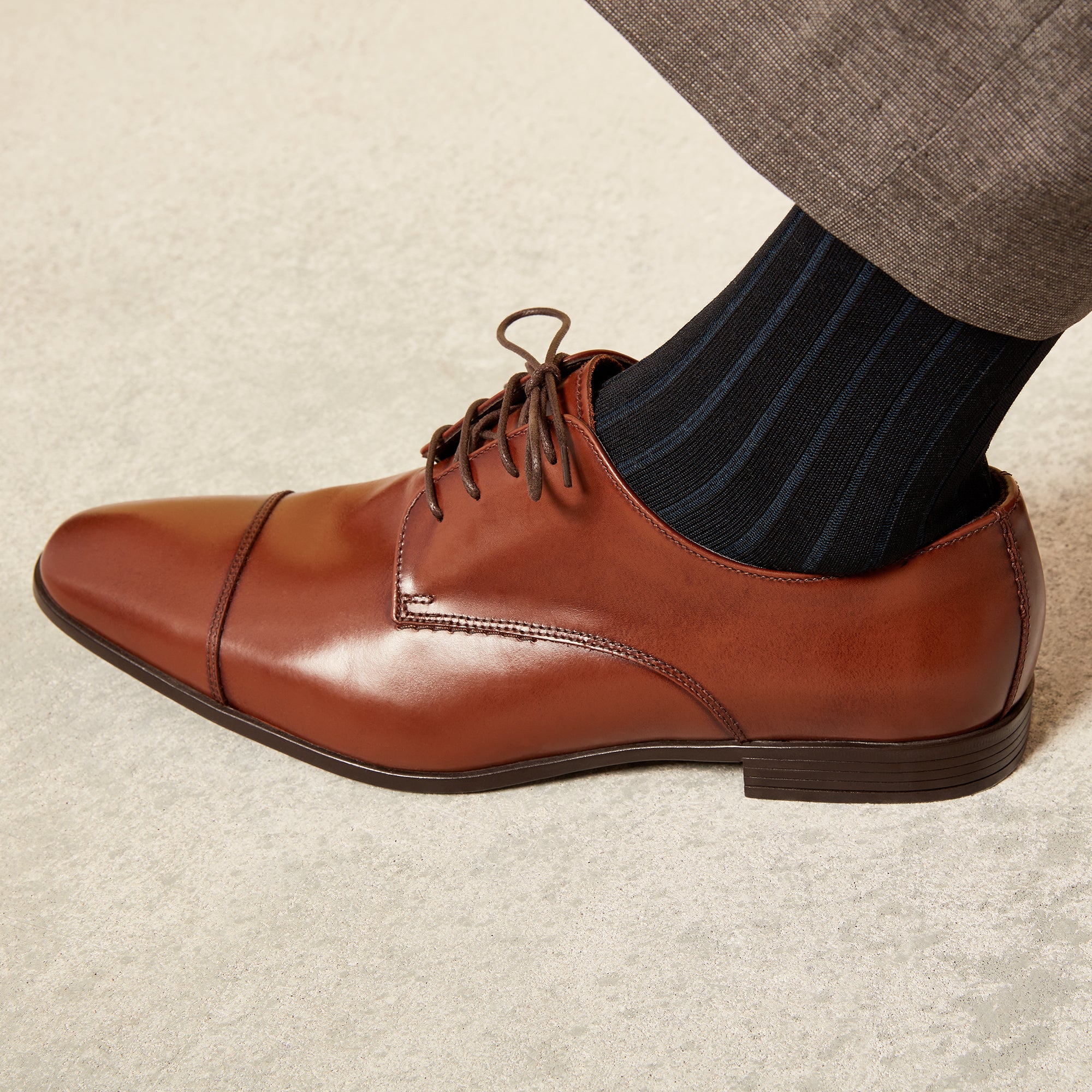 Premium 9x2 Rib Cotton Crew Socks - Image 3