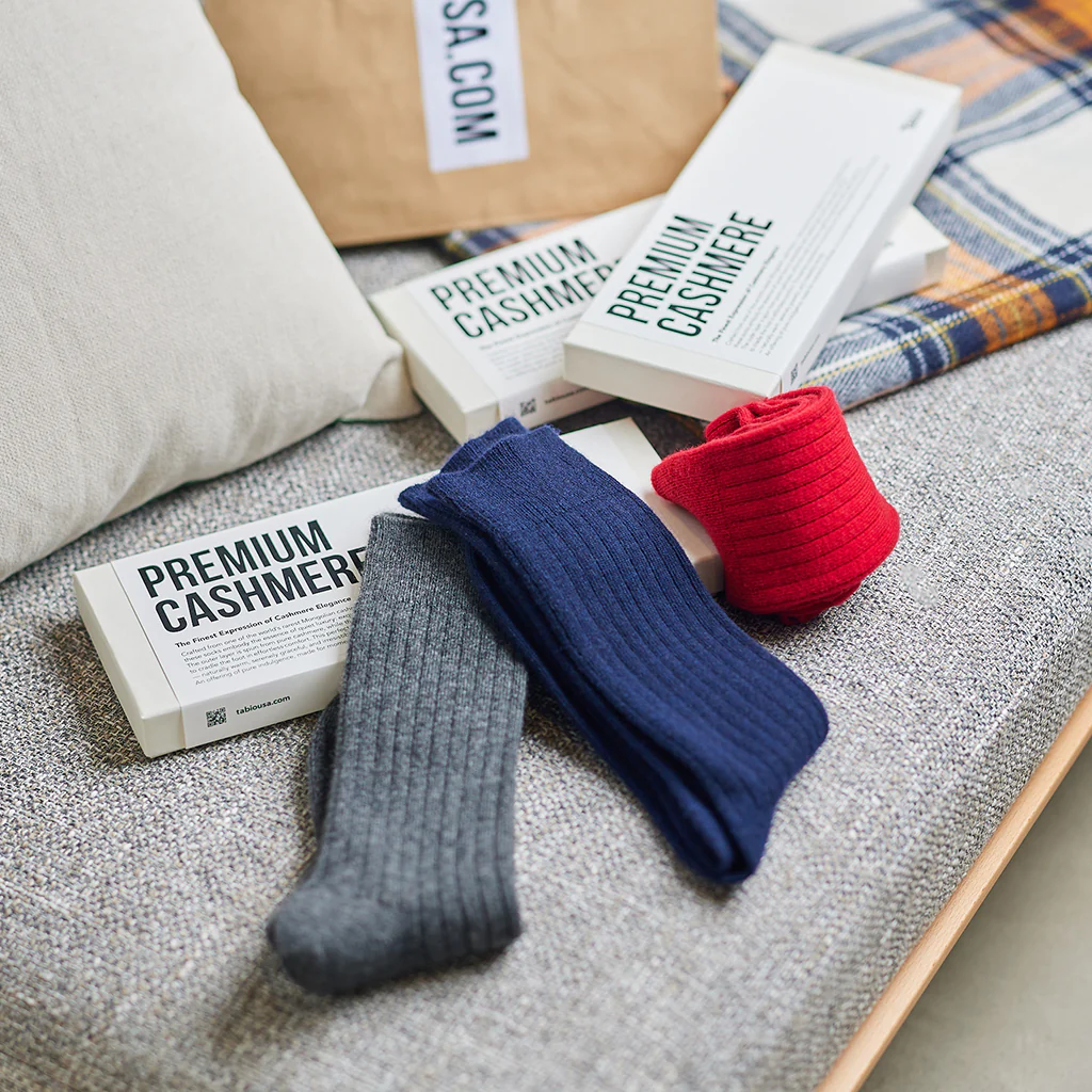 Premium Finest Cashmere Crew Socks - Image 3