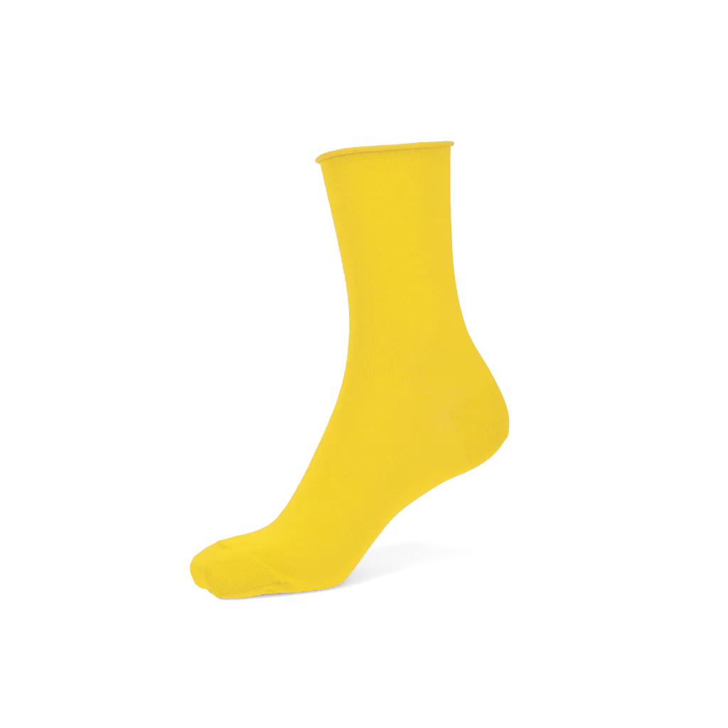 Premium Silky Cotton Plain  Crew Socks - Image 10