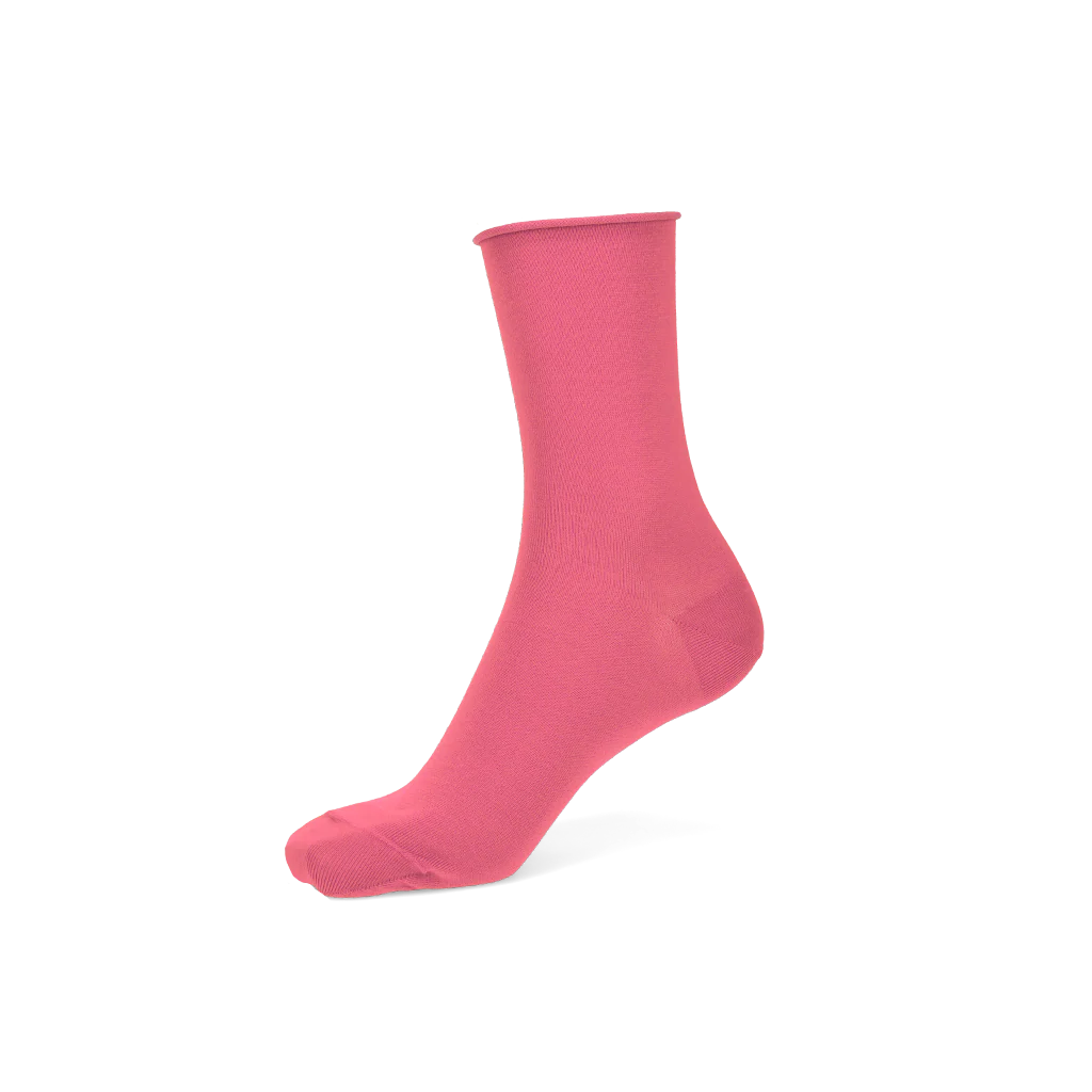 Premium Silky Cotton Plain  Crew Socks - Image 12