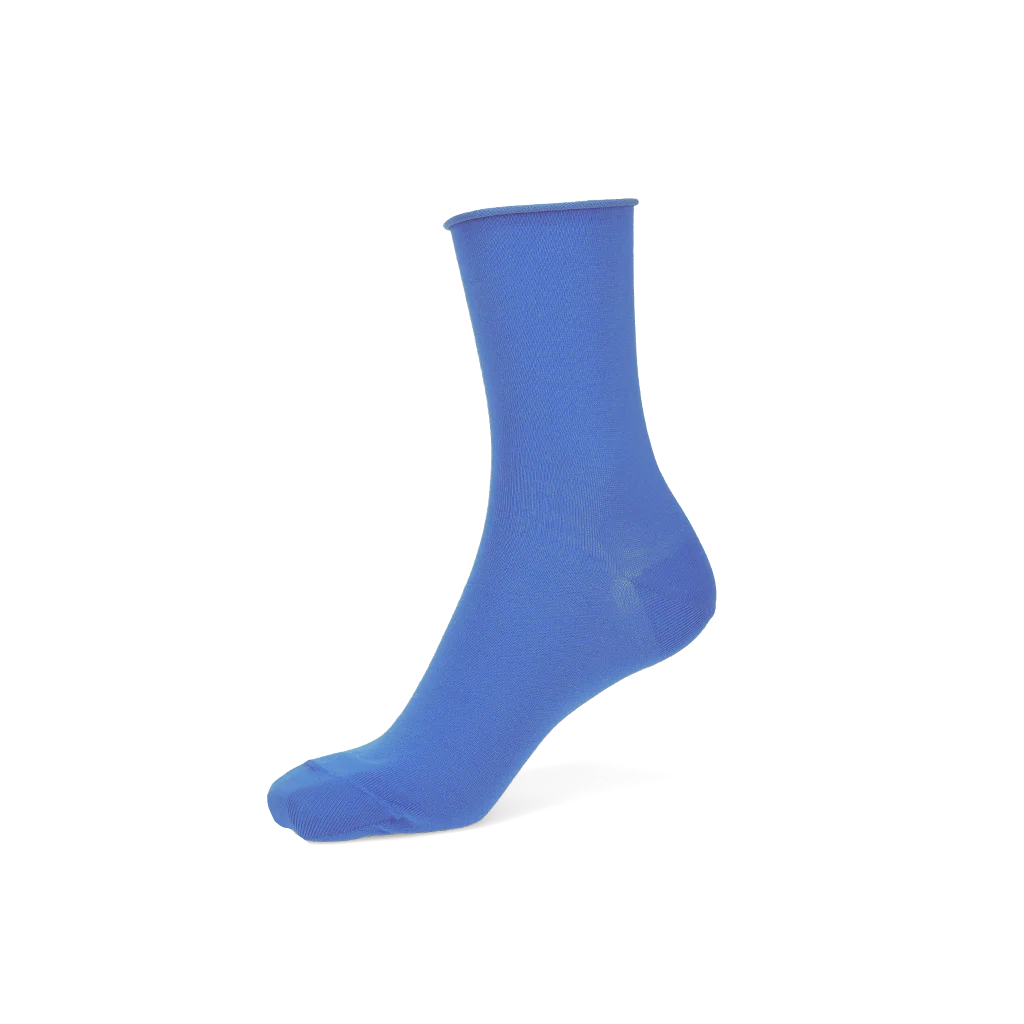 Premium Silky Cotton Plain  Crew Socks - Image 13