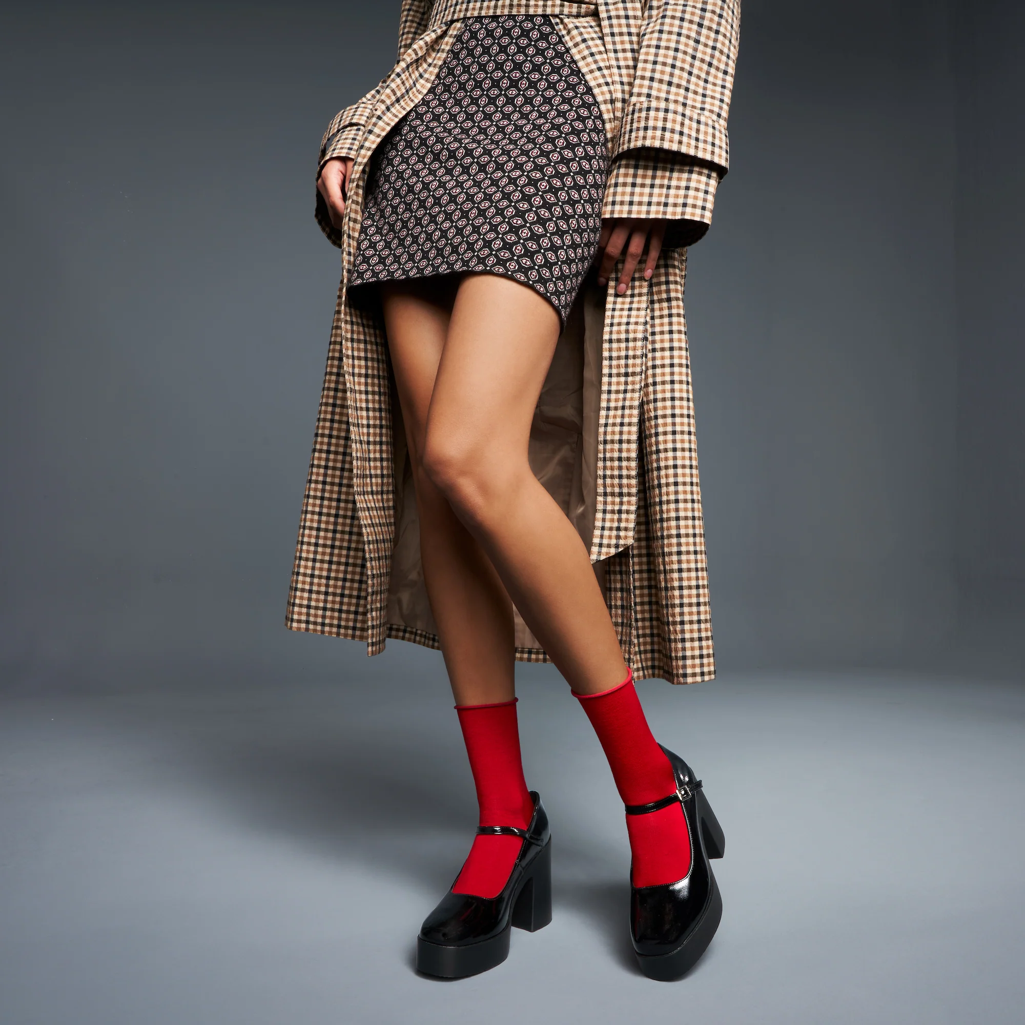 Premium Silky Cotton Plain  Crew Socks - Image 5